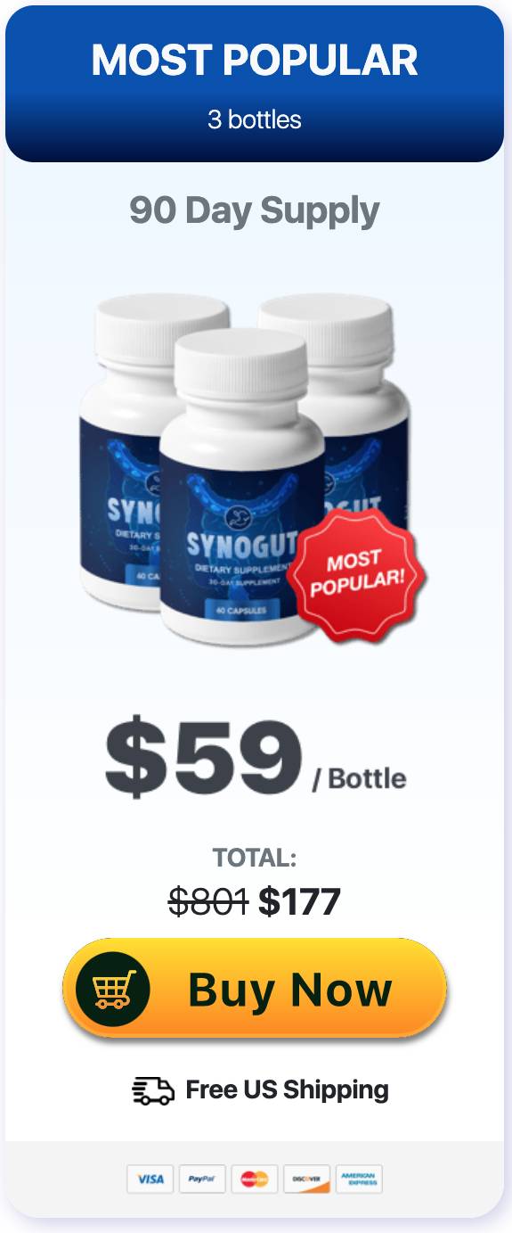 SynoGut - 3 Bottles